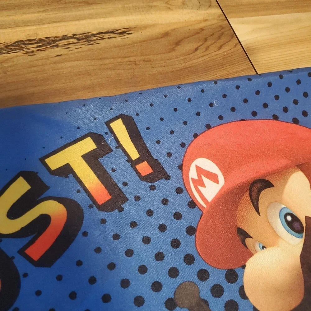 Super Mario Kart Nintendo Eat My Dust Dirt Bike Mario Luigi Standard Pillow Case